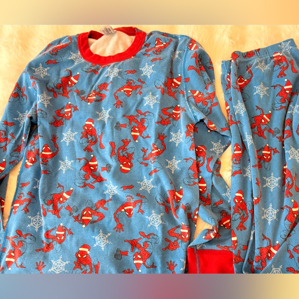 Hanna Andersson Spider-man Xmas Pajam Set